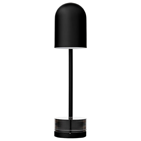LUCEO lampada da tavolo - Nero/Trasparente - AYTM - Ø12xA50 CM