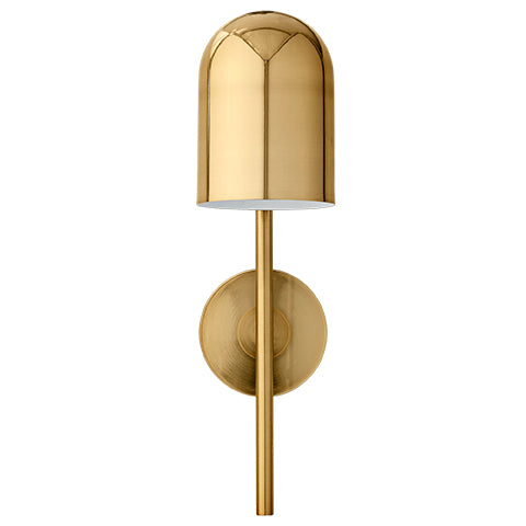 LUCEO lampada da parete - Oro/Trasparente - AYTM - Ø12xA45 CM