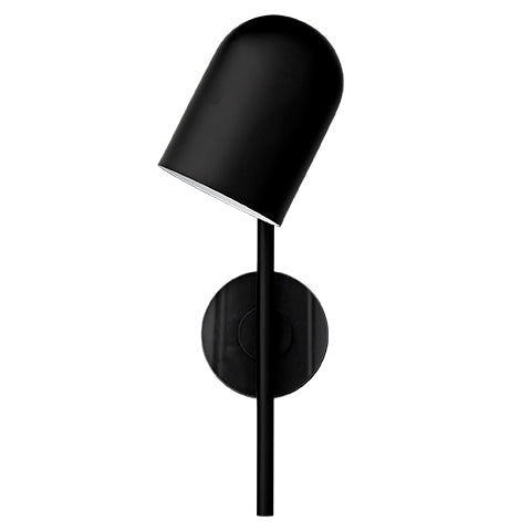 LUCEO lampada da parete - Nero/Trasparente - AYTM - Ø12xA45 CM