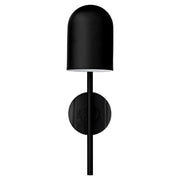 LUCEO lampada da parete - Nero/Trasparente - AYTM - Ø12xA45 CM