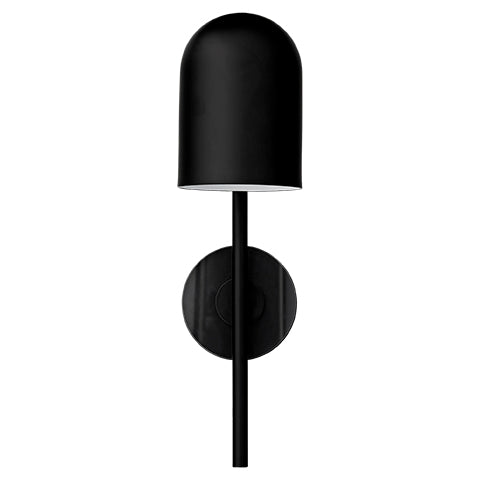 LUCEO lampada da parete - Nero/Trasparente - AYTM - Ø12xA45 CM