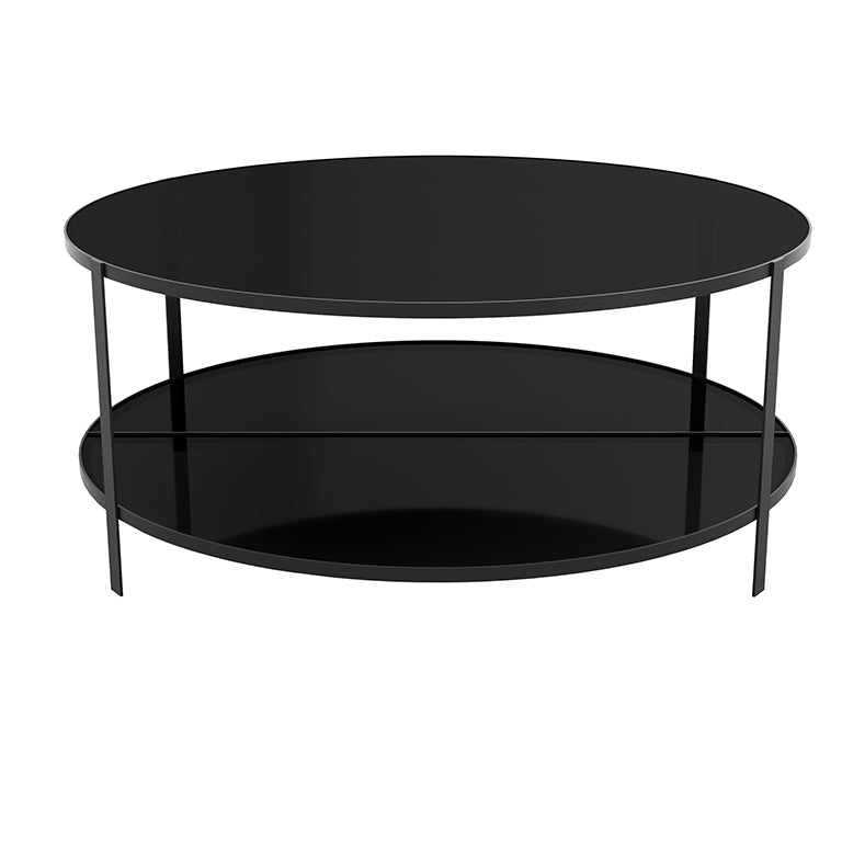 FUMI tavolino - Nero - AYTM - Ø90xA37CM