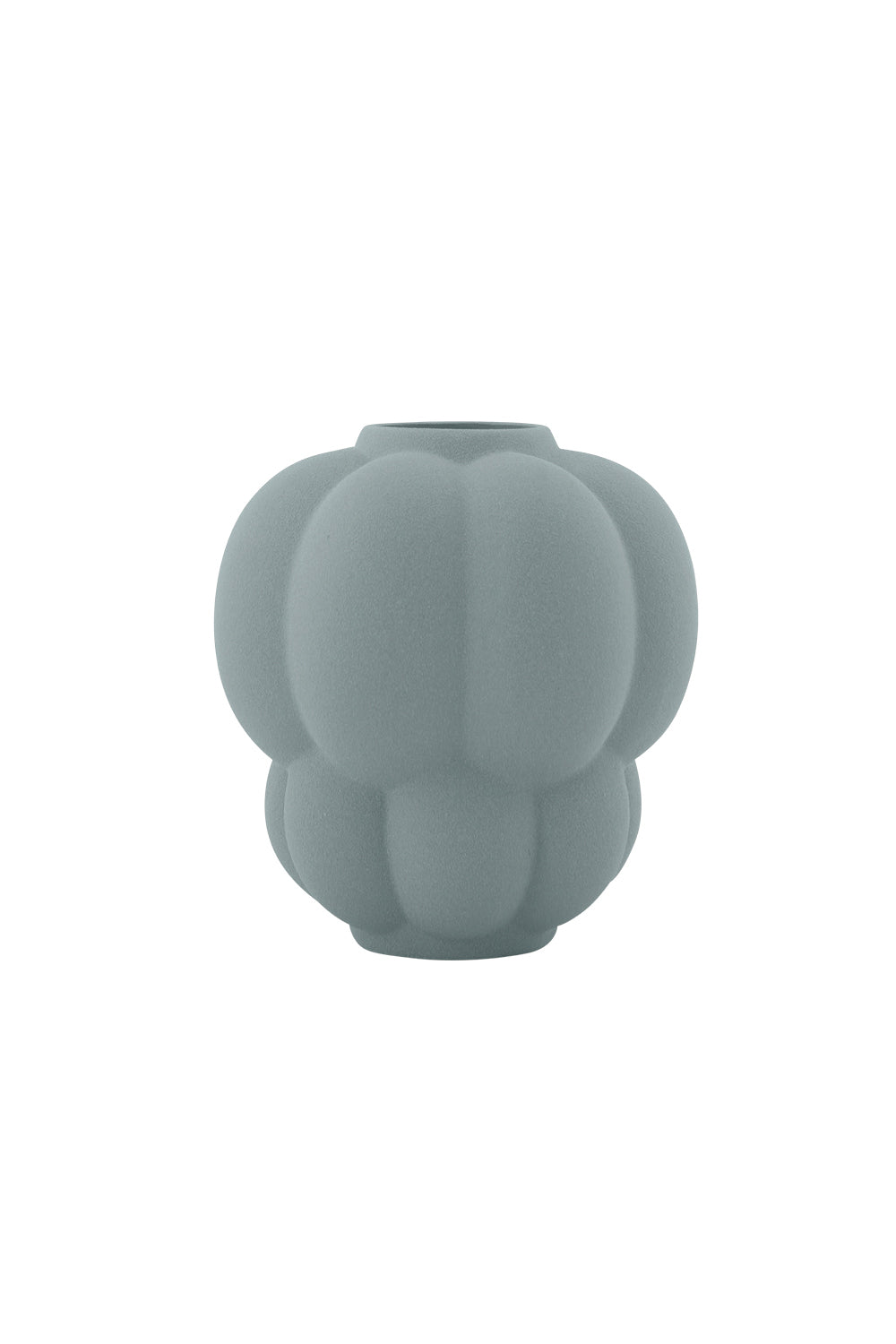 Vaso da ceramica UVA - Menta pallida - AYTM - Ø20xA22 CM