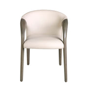 Sedia in similpelle crema