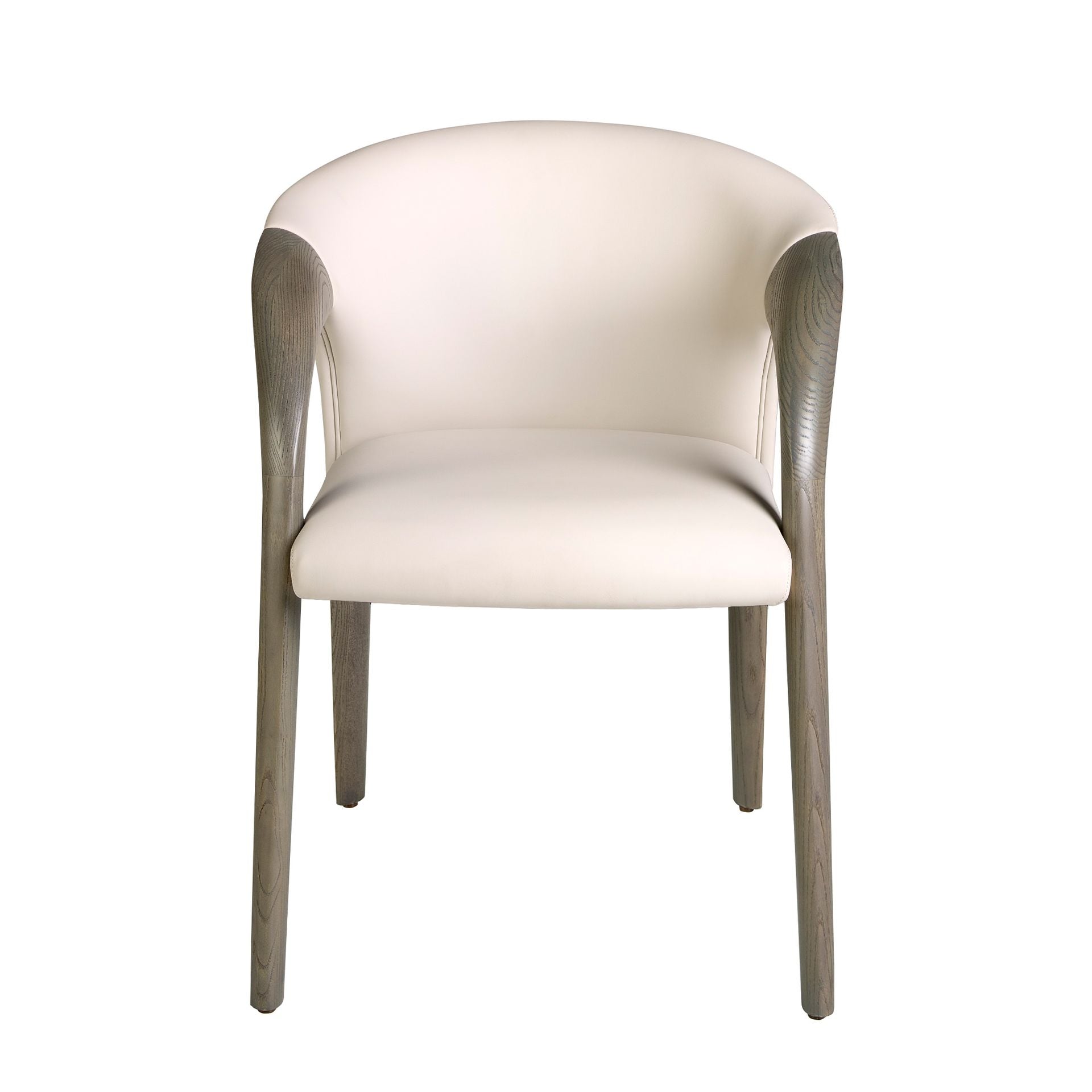 Sedia in similpelle crema