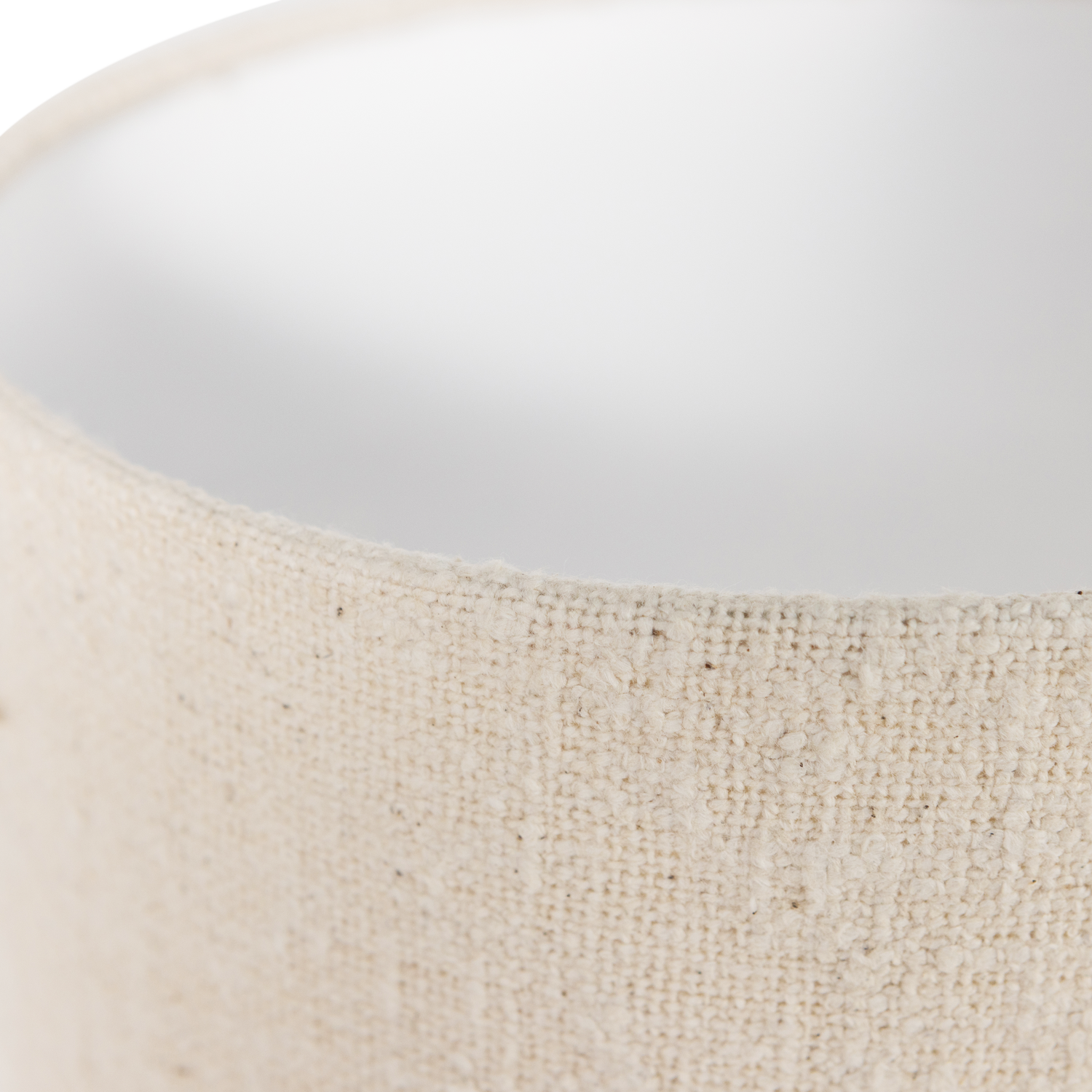 Lampada da terra loft metallo/bouclé naturale 130xø30cm