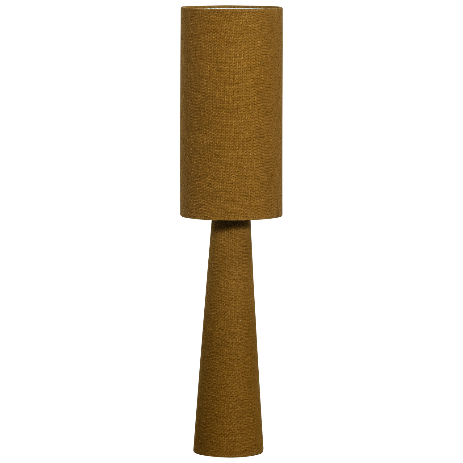 Lampada da terra loft metallo/tapenade bouclé 130xø30cm