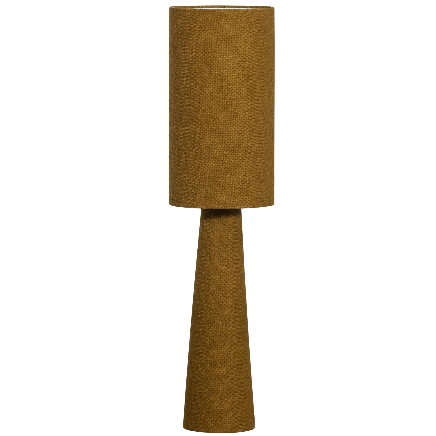 Lampada da tavolo loft metallo/tapenade bouclé 90xø22cm