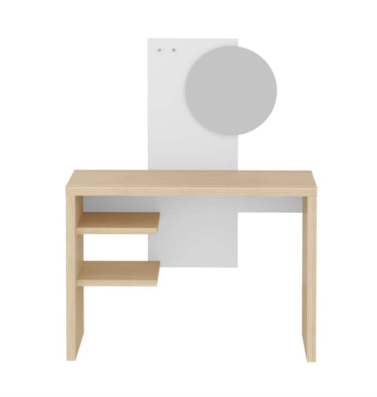 9000.980022 Hugo Vanity Light Oak Melamine and Pure White (1)
