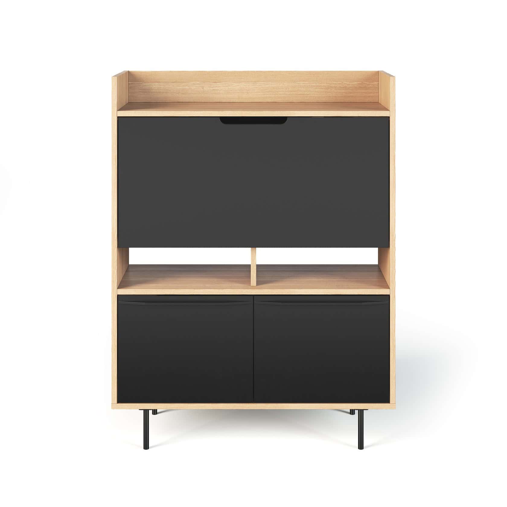 9500.053276 Lime Work Station Pure Black and Oak (1)