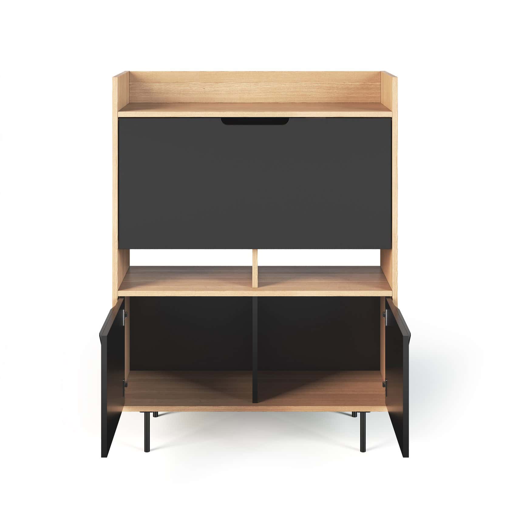9500.053276 Lime Work Station Pure Black and Oak (4)