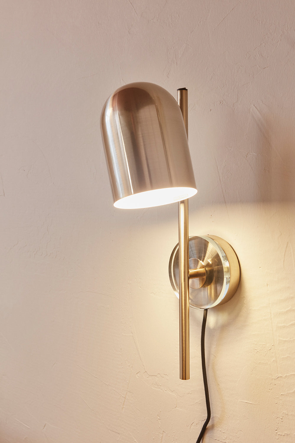 LUCEO lampada da parete - Oro/Trasparente - AYTM - Ø12xA45 CM