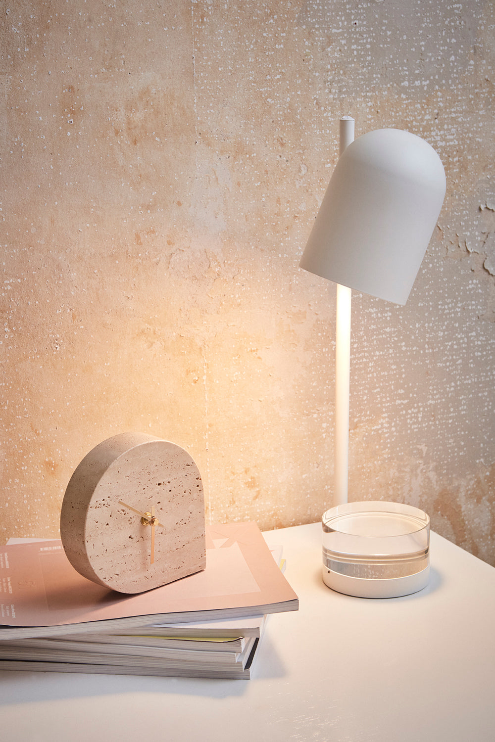 LUCEO lampada da tavolo - Bianco/Trasparente - AYTM - Ø12xA50 CM