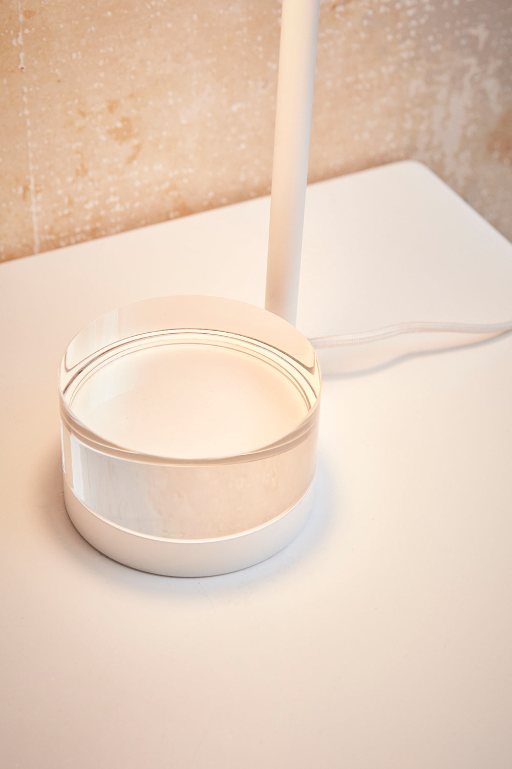 LUCEO lampada da tavolo - Bianco/Trasparente - AYTM - Ø12xA50 CM