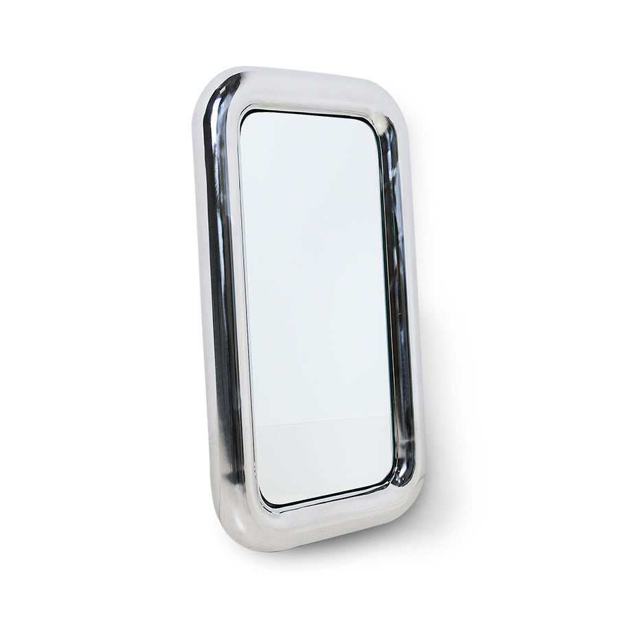 Specchio cromato Chubby