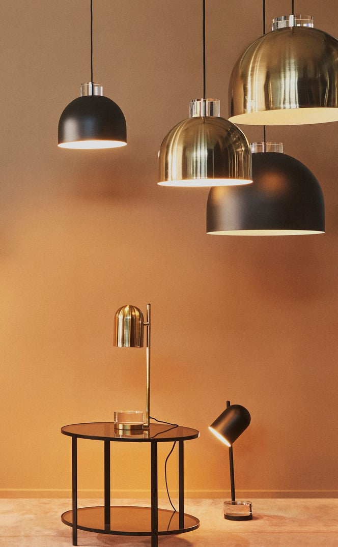 LUCEO lampada da tavolo - Nero/Trasparente - AYTM - Ø12xA50 CM