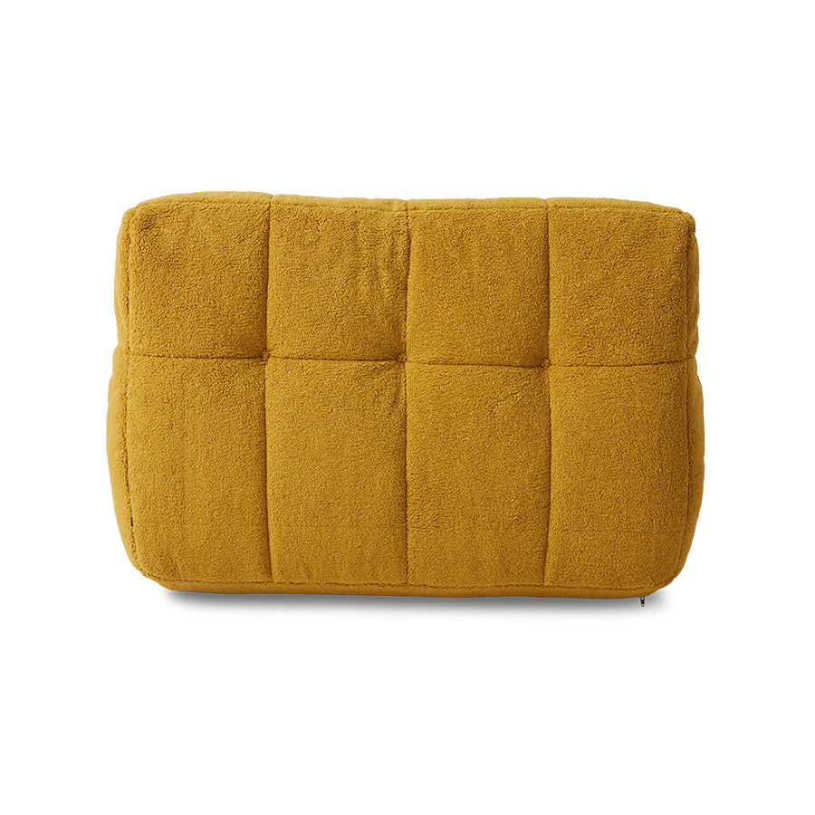 Poltrona Lazy Lounge soffice, ocra