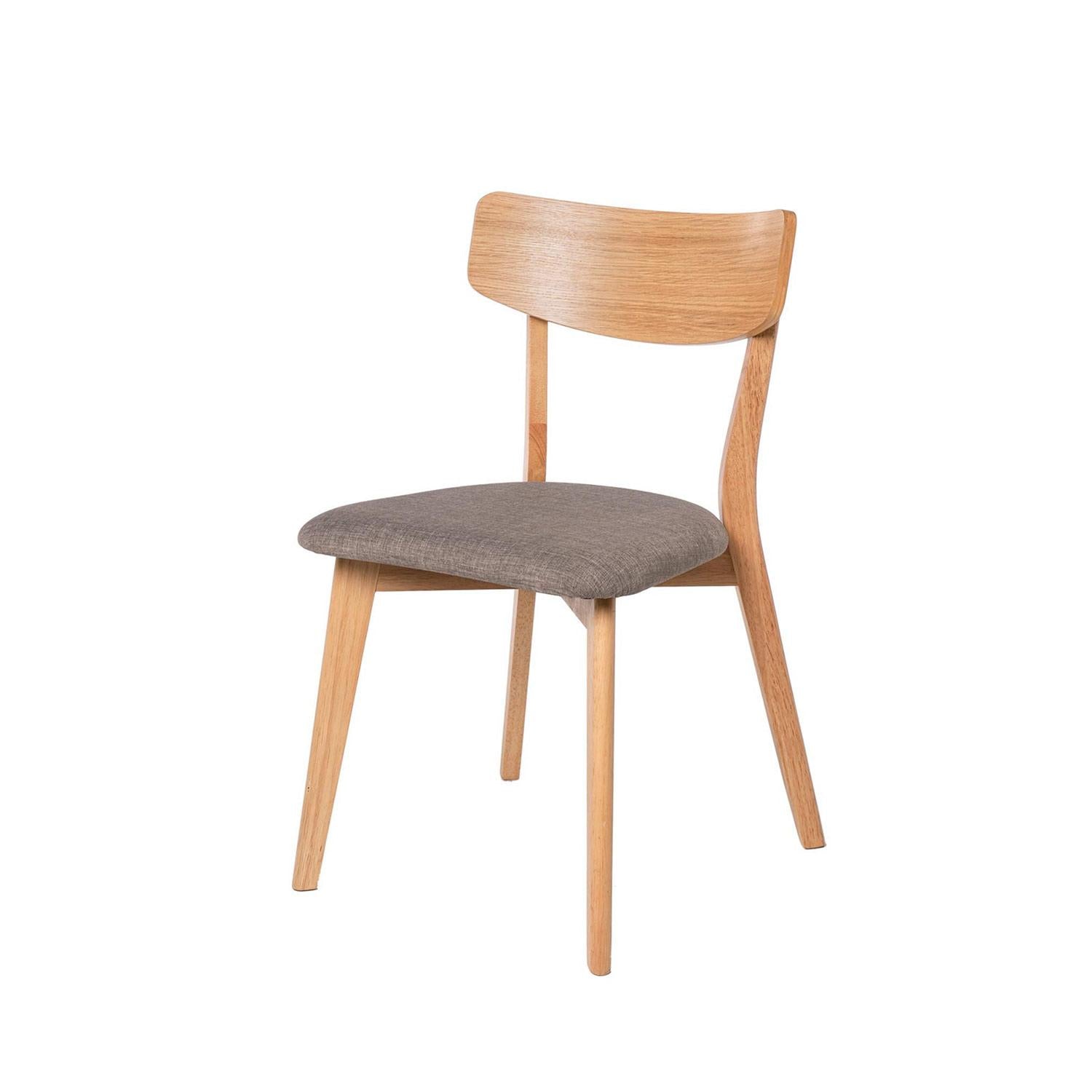 Sedia keira rovere grigio chiaro