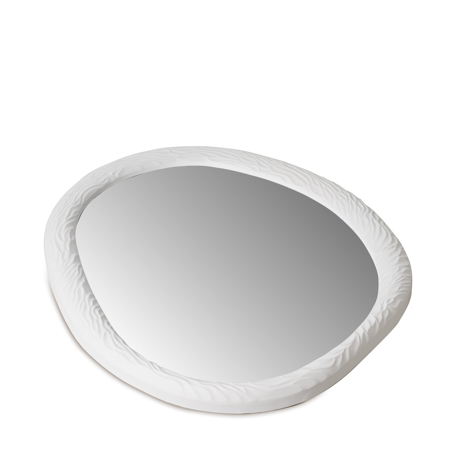 Specchio limerik bianco antico