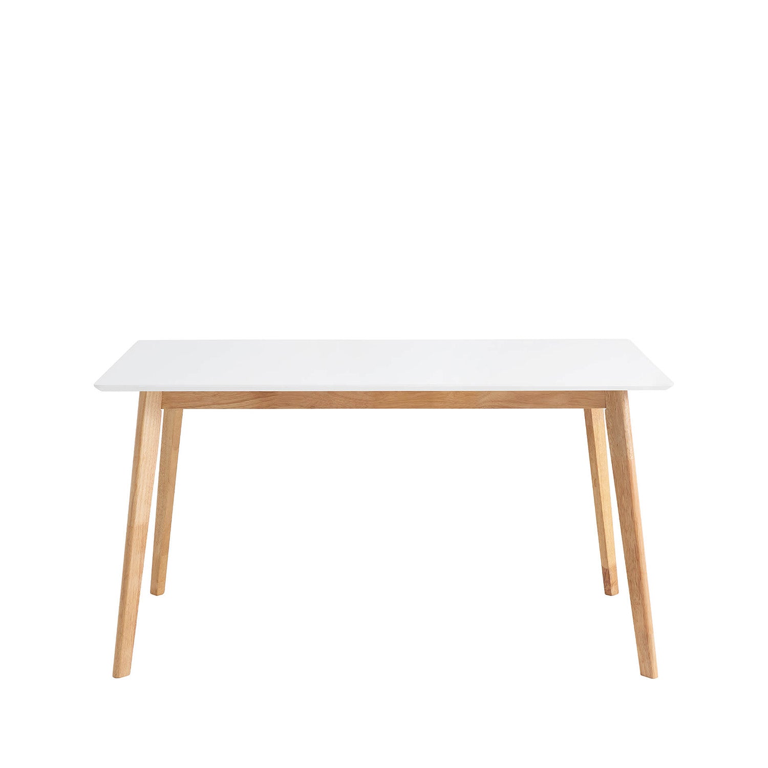 Tavolo fisso alice 120 rovere bianco