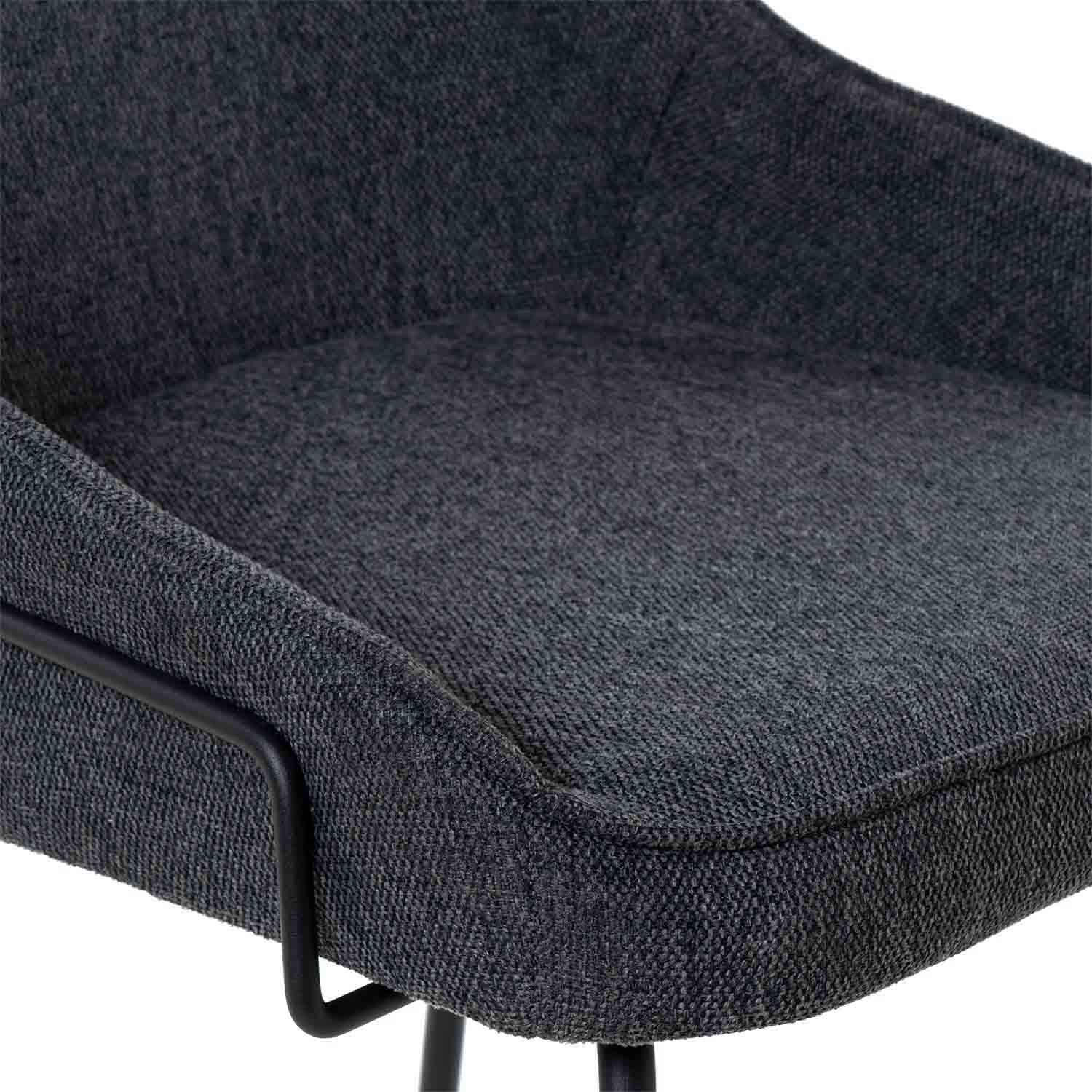 Sgabello louis grigio scuro