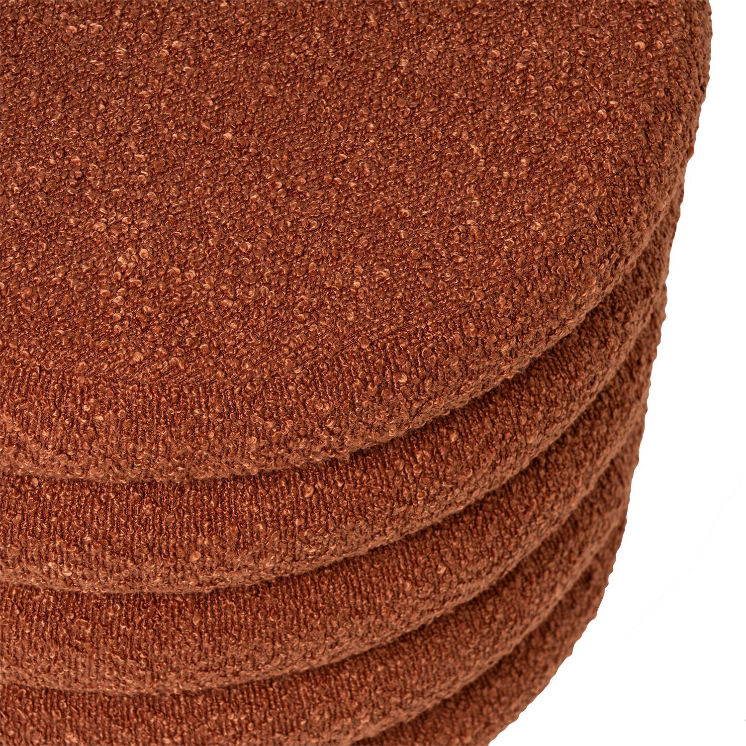 Pouff harry in terracotta