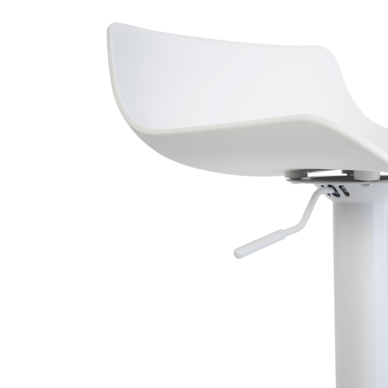 Sgabello blade bianco