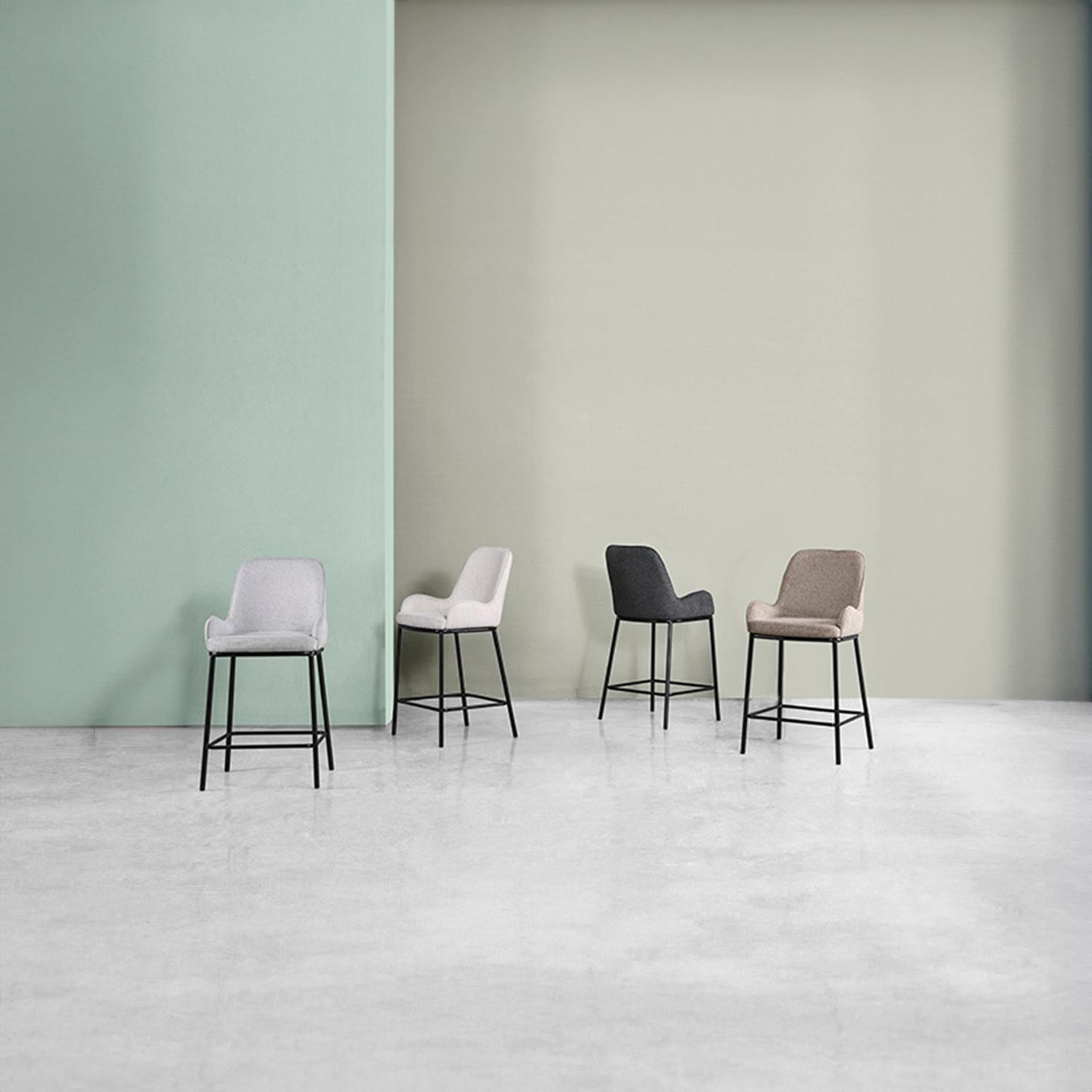 Sgabello milton beige