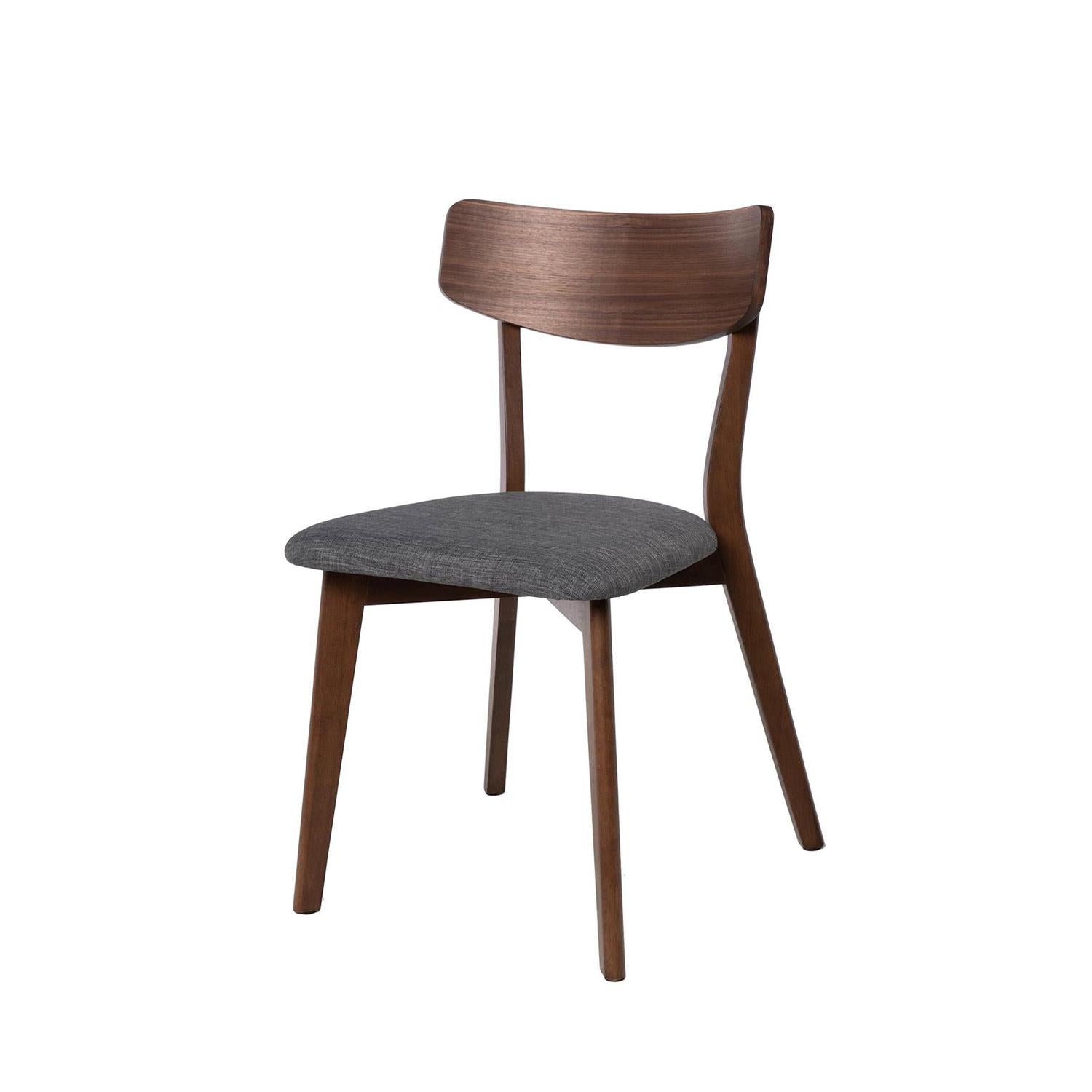 Sedia keira noce grigio scuro