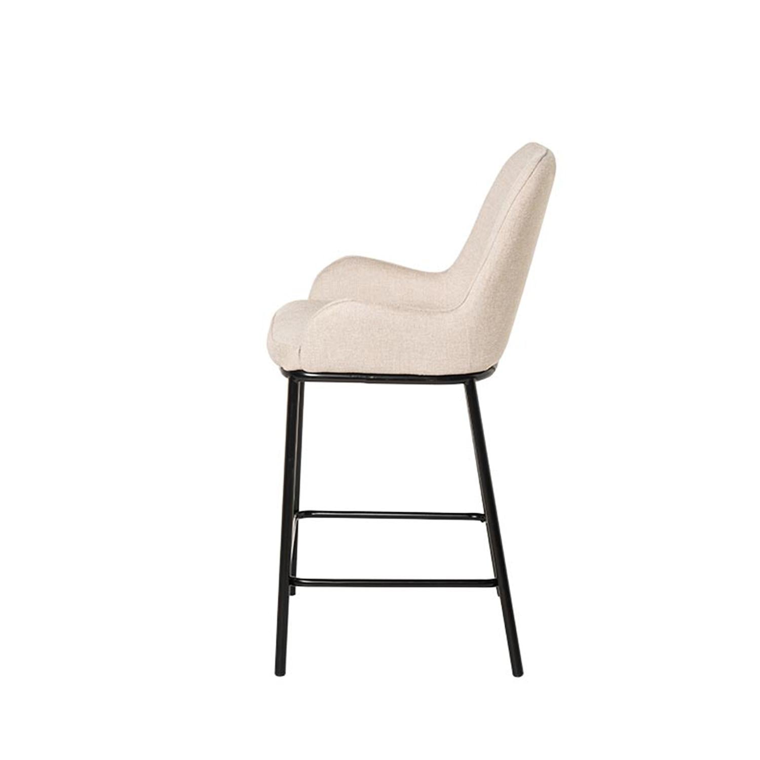 Sgabello milton beige