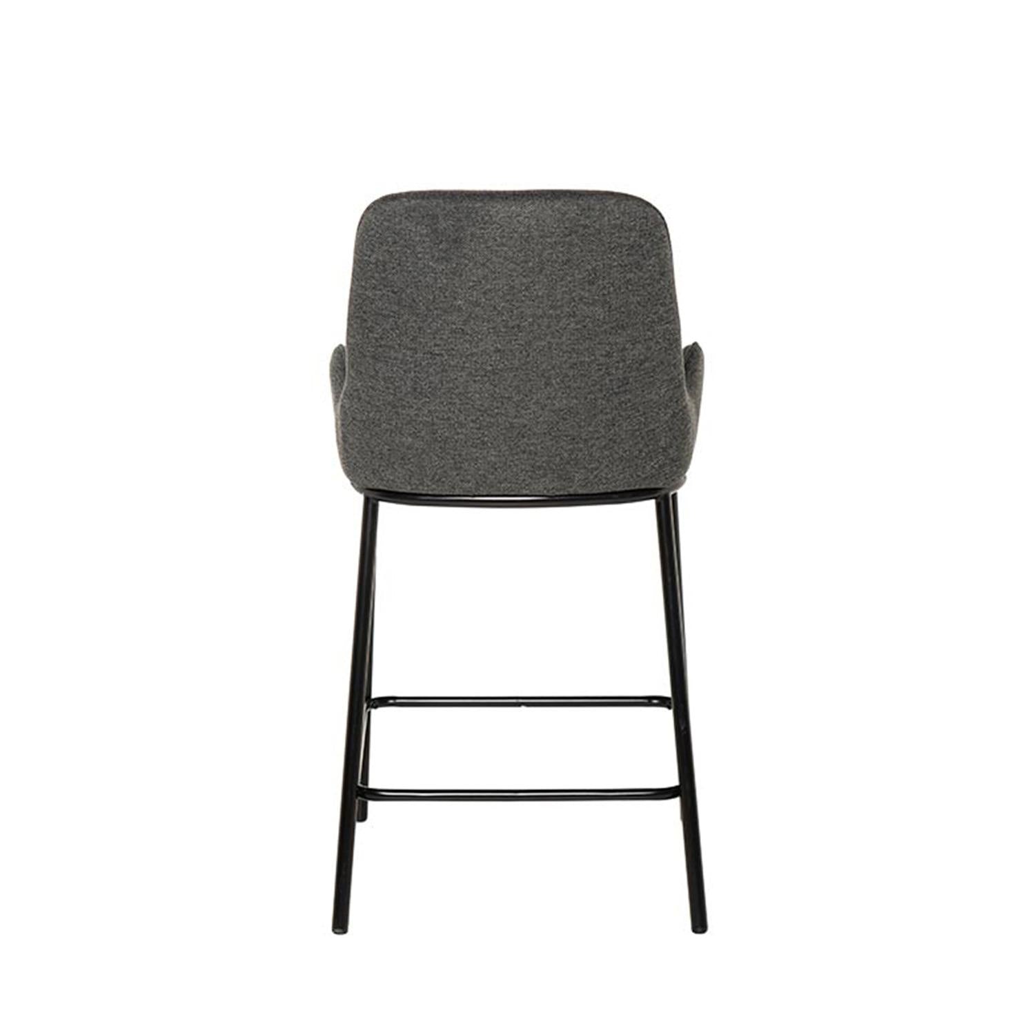 Sgabello milton grigio scuro