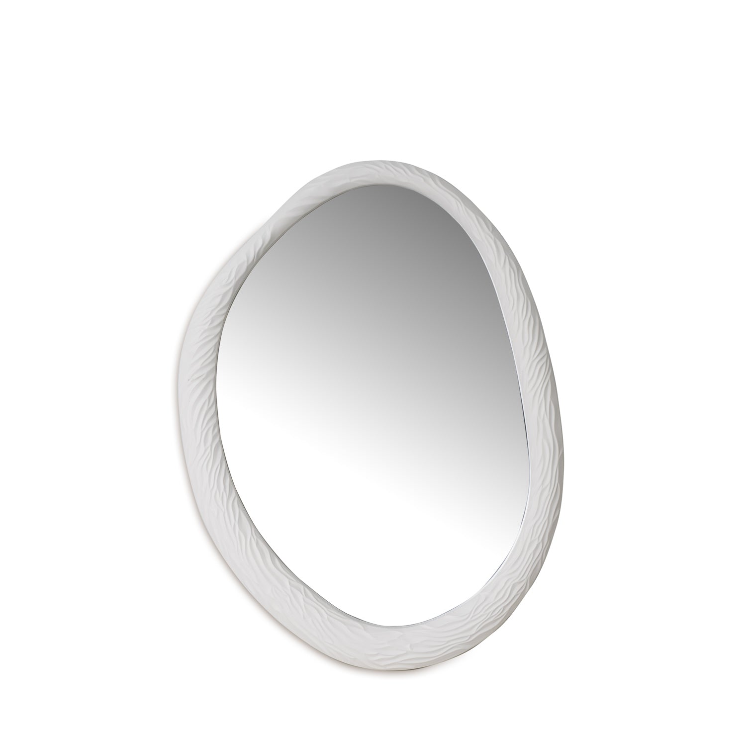 Specchio limerik bianco antico