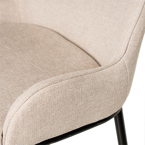 Sgabello milton beige