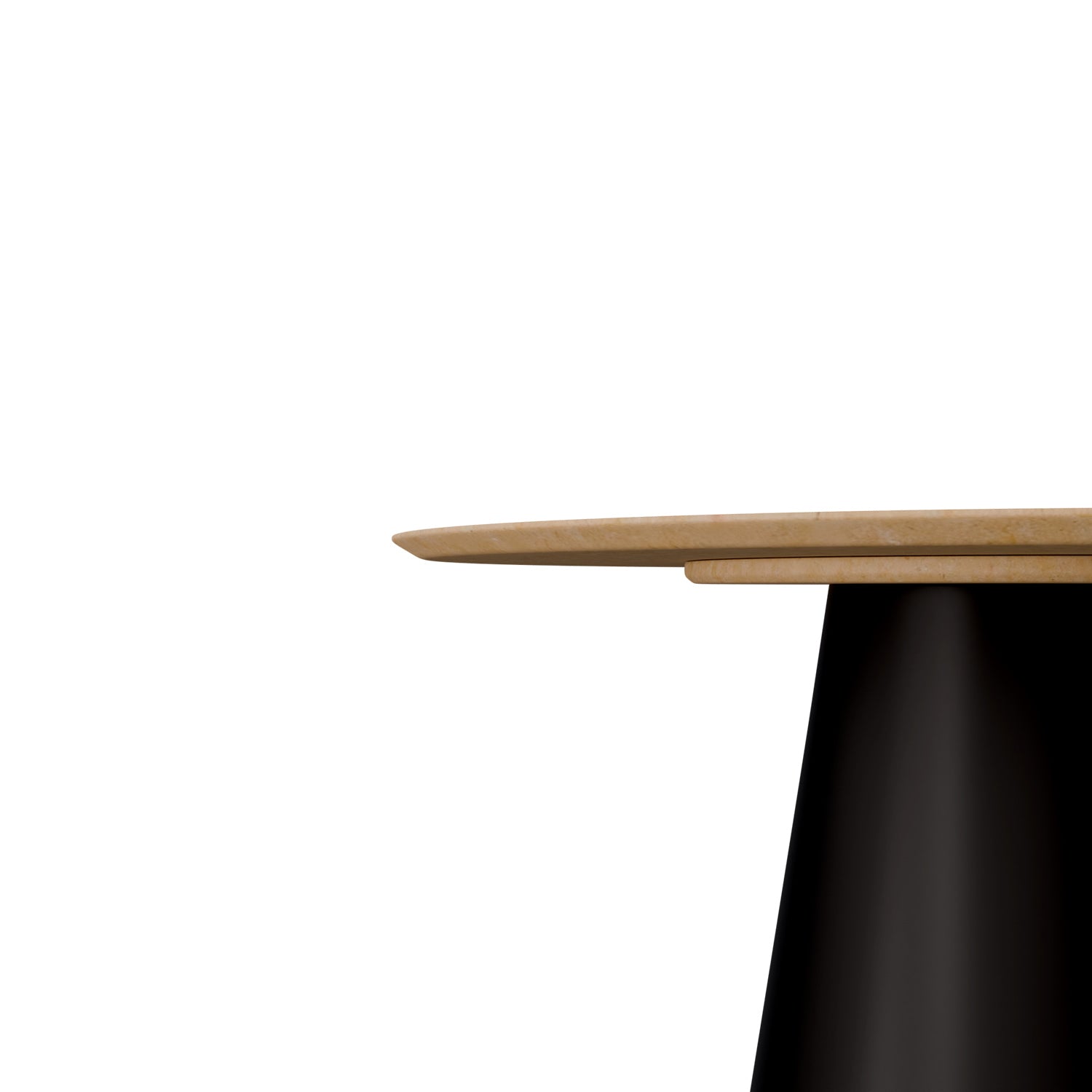 Tavolo fisso rovere/nero daisy 100 rosso
