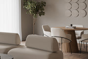 Tavolo fisso in rovere rosso nayla 120