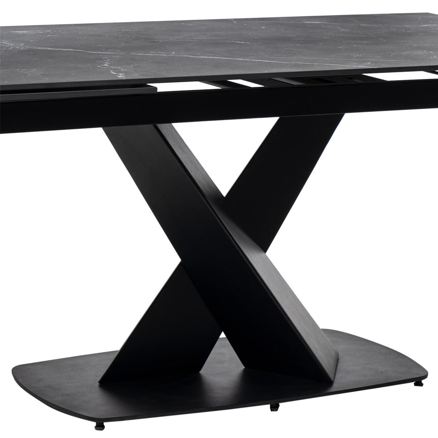 Tavolo 180 valeri nero/nero