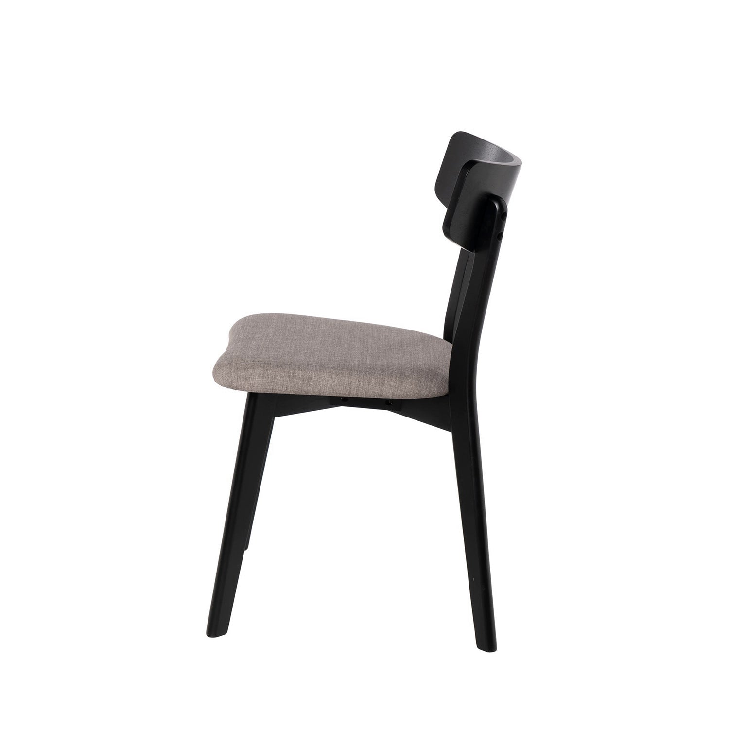Sedia keira nera grigio chiaro