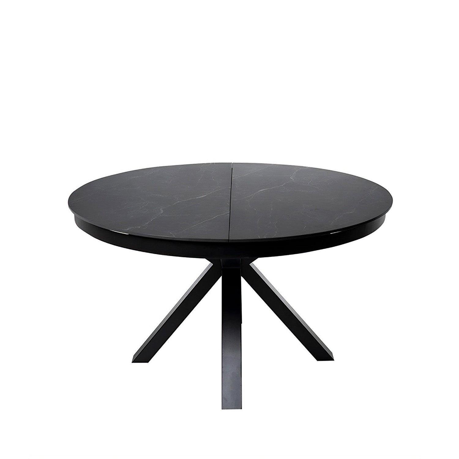 Tavolo zuri 130 rosso. nero/nero