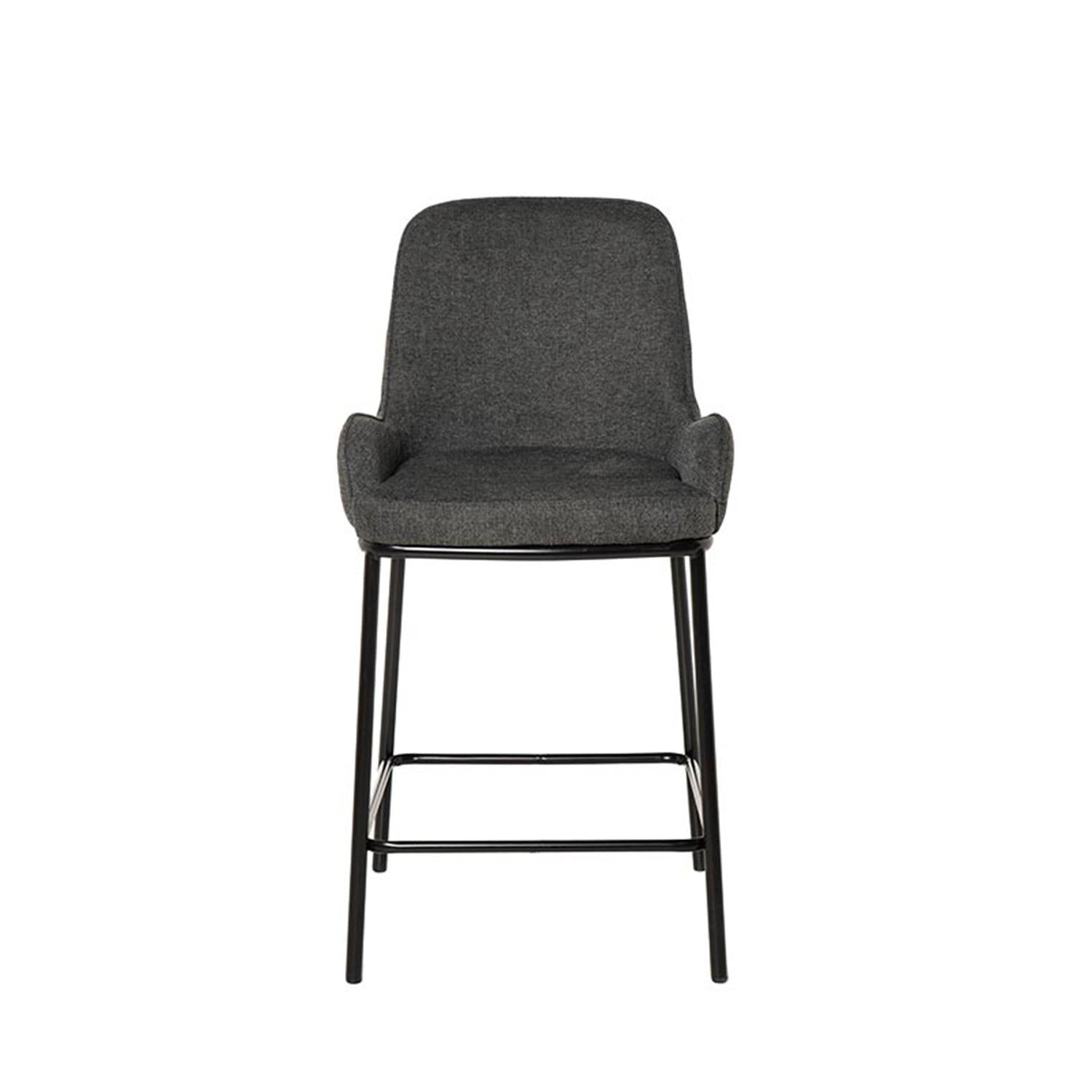 Sgabello milton grigio scuro