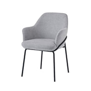 Sedia abigail grigio chiaro