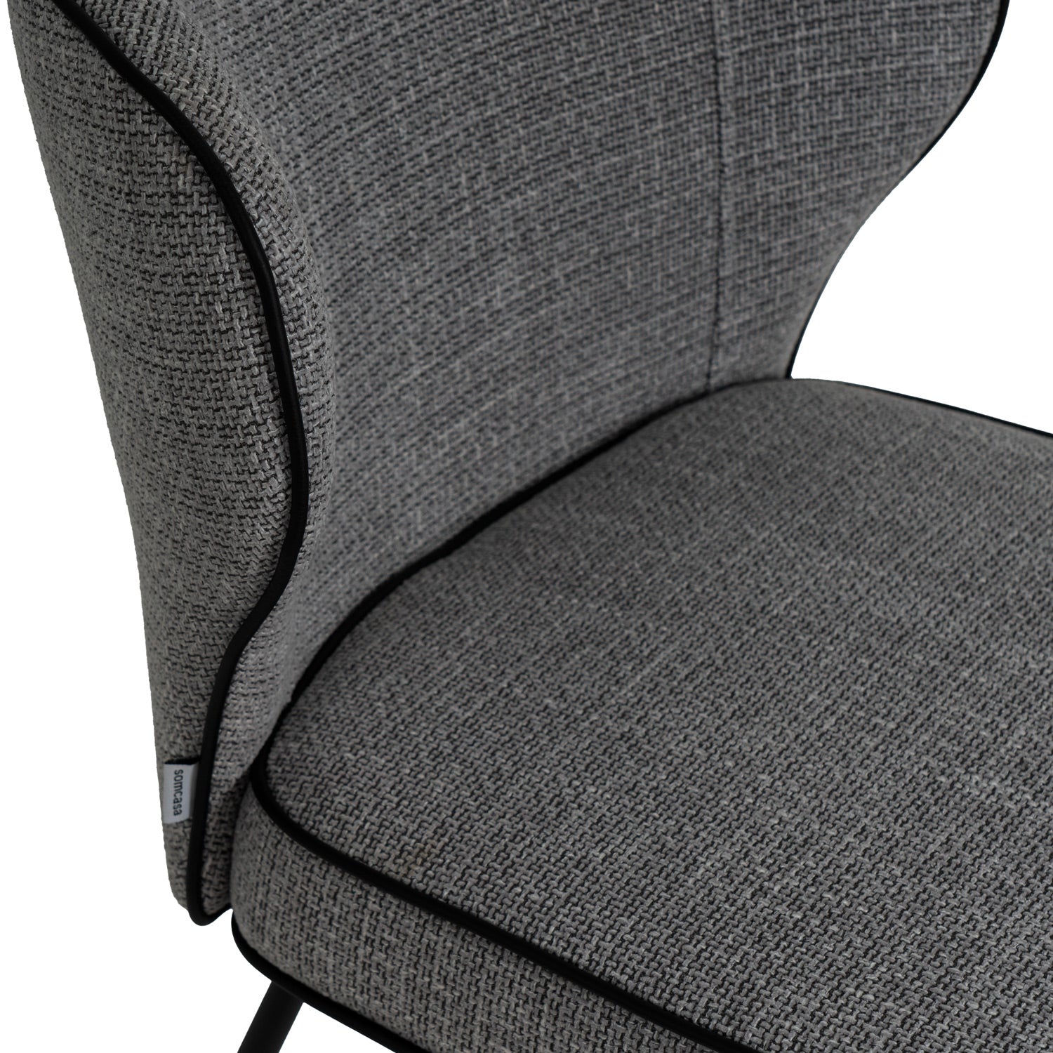Sedia mayra grigio scuro