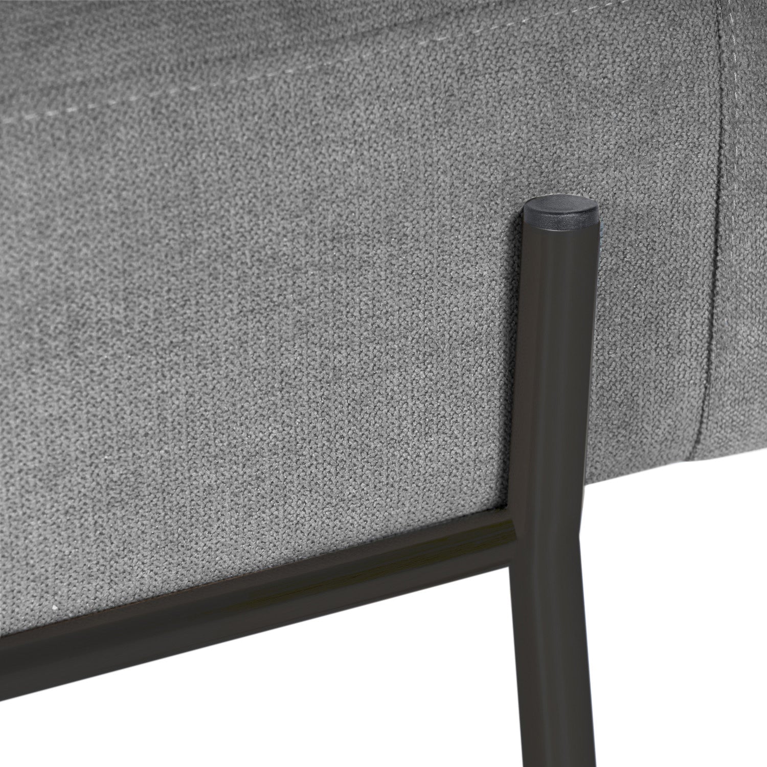 Panca edimburgo grigio/nero