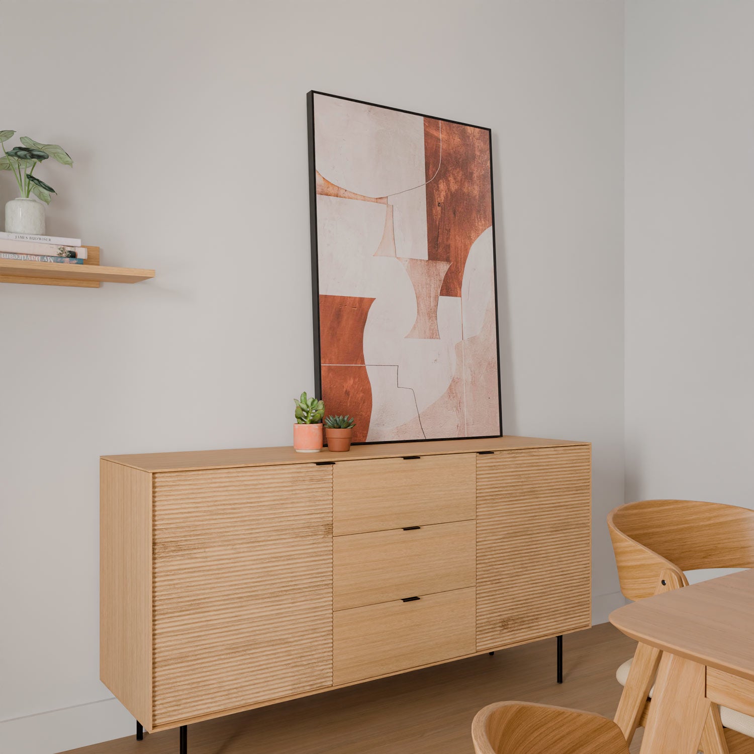 Credenza 160 ptas (mad) + scatole tulsa