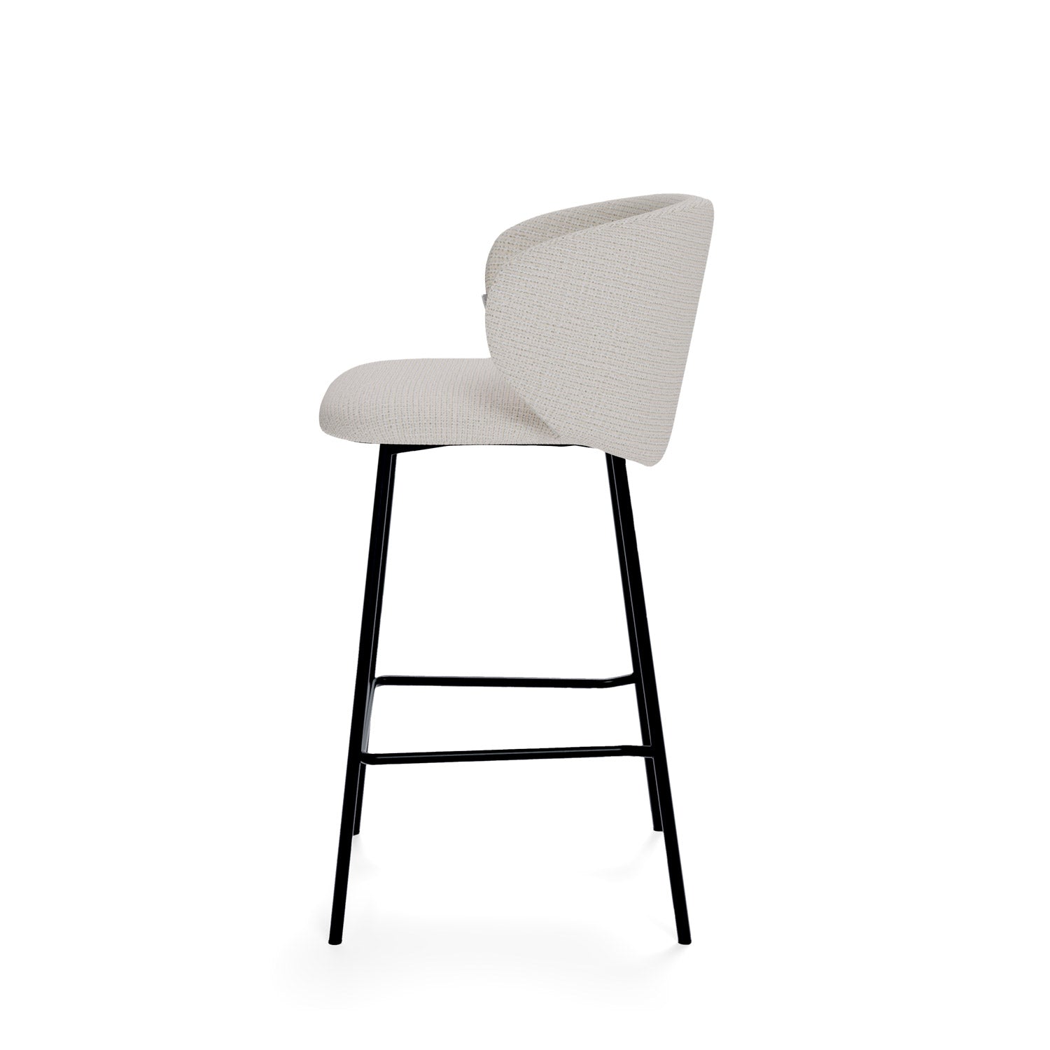 Sgabello raggi beige