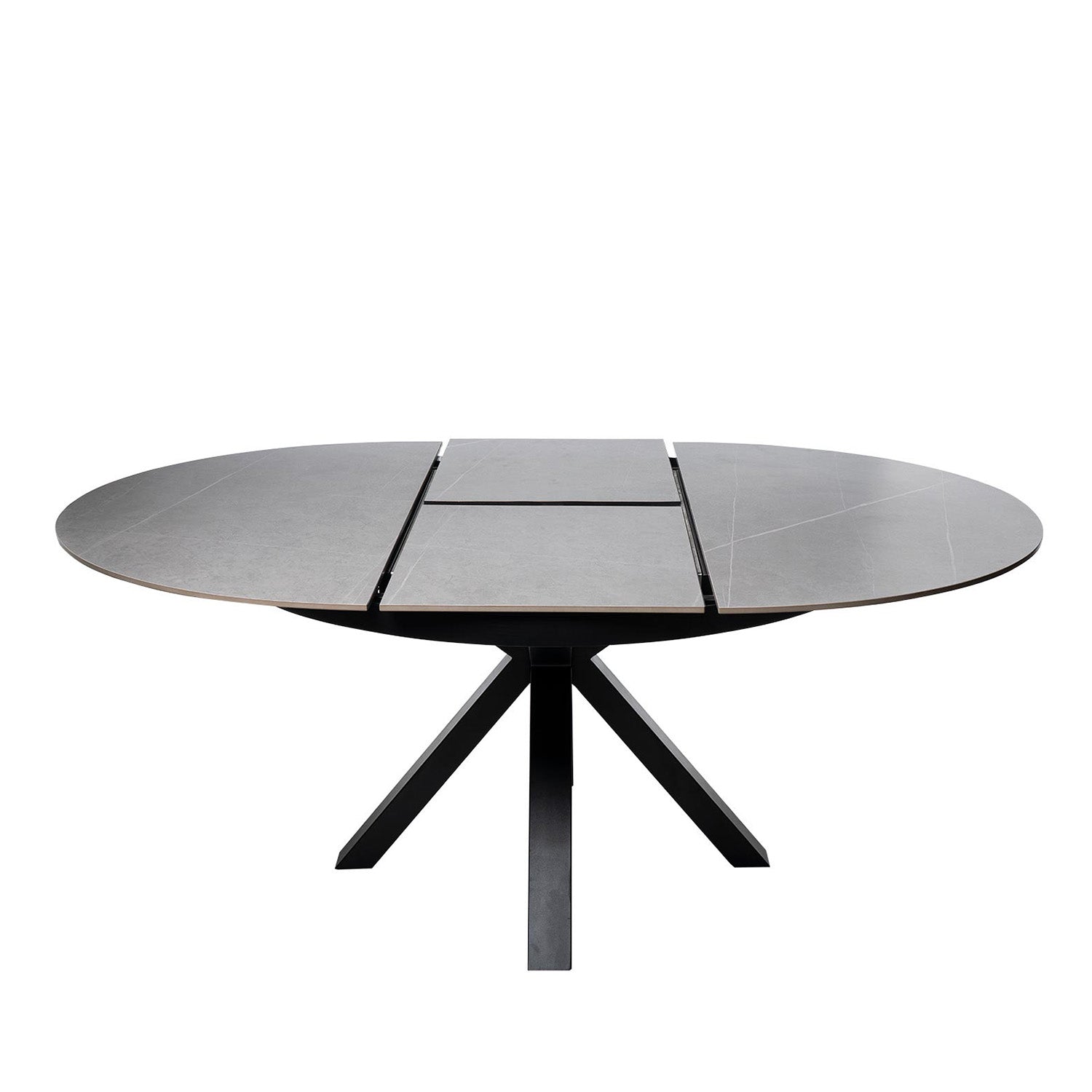 Tavolo zuri 130 rosso. grigio/nero