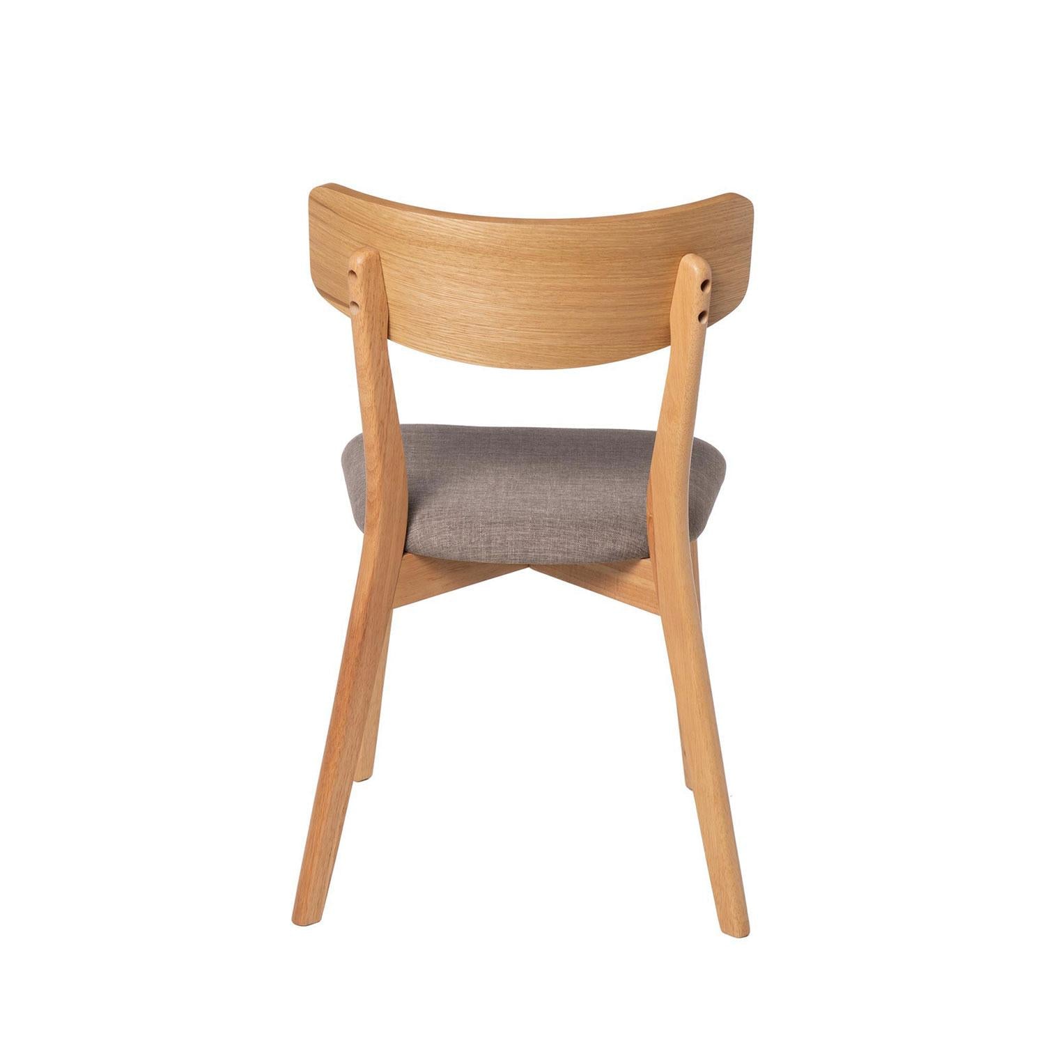 Sedia keira rovere grigio chiaro