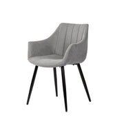 Sedia fiona grigio chiaro