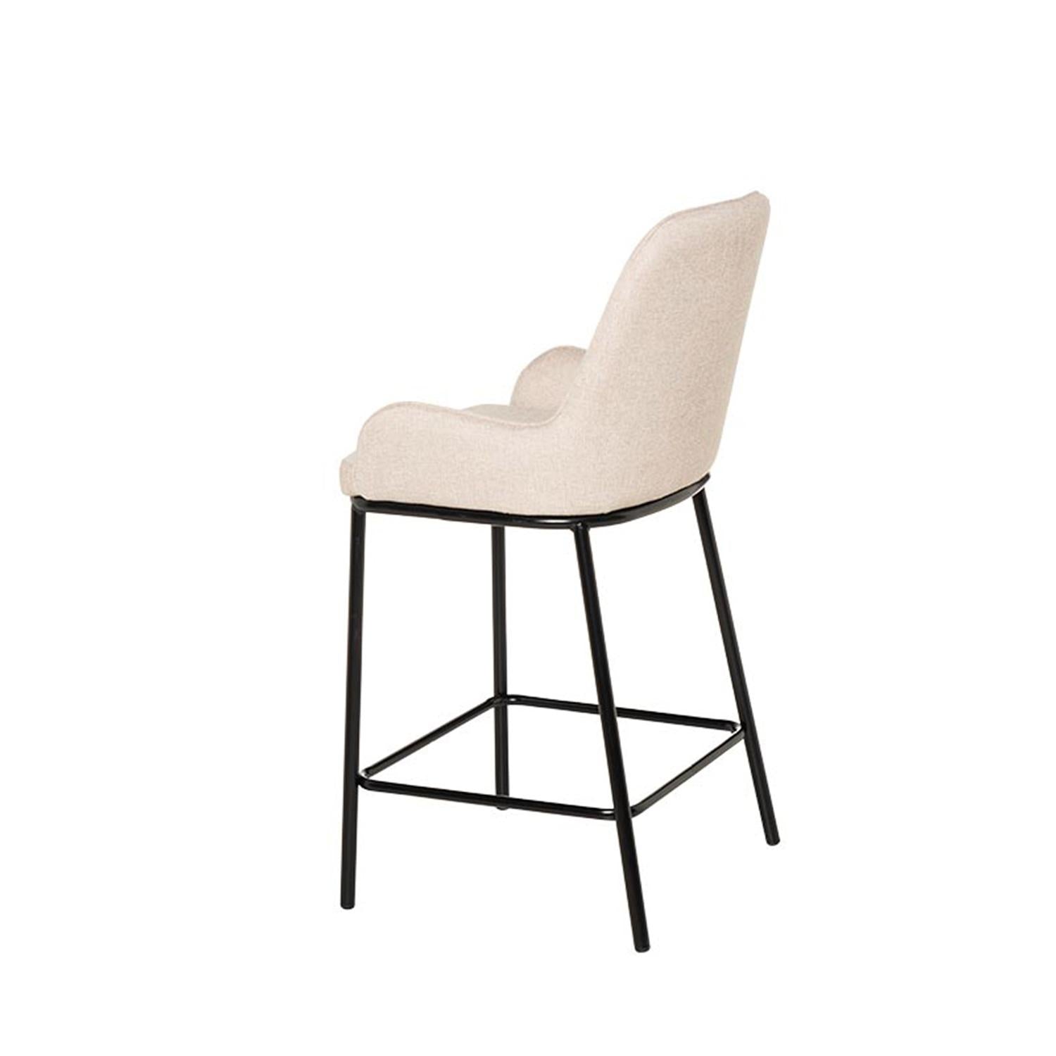 Sgabello milton beige