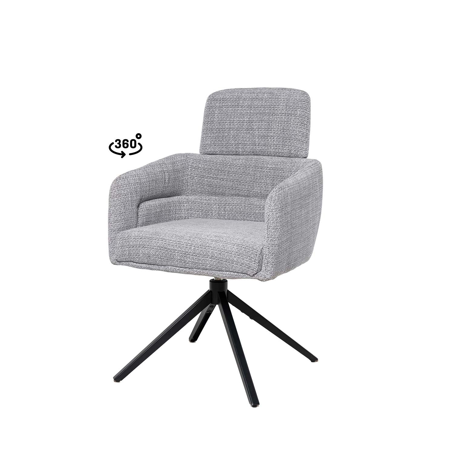 Sedia janice grigio chiaro