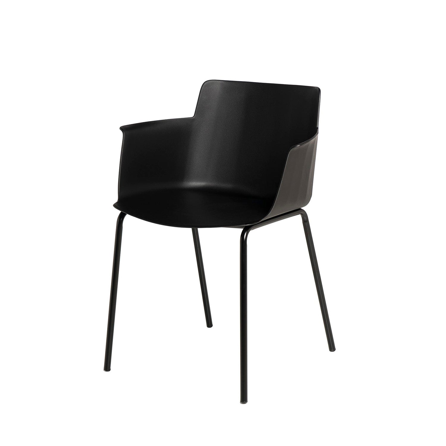 Sedia dolly nera